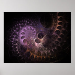 Affiches Nautilus fractal