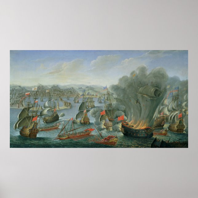 Affiches Naval Battle with the Spanish Fleet (Devant)