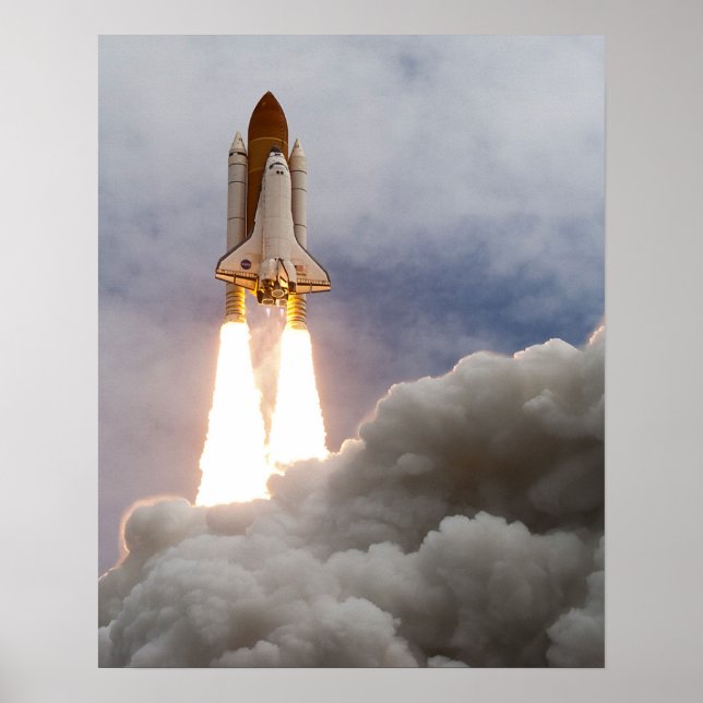 Affiches Navette spatiale Atlantis (Devant)
