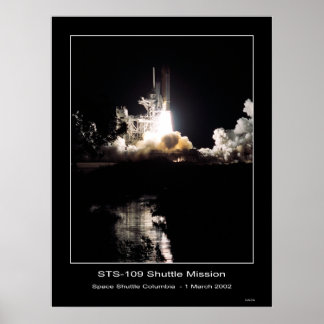 Affiches Navette spatiale Columbia Levée - 1er mars 2002