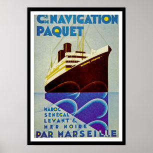 Affiches Navigation Paquet