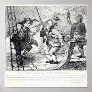 Affiches Navigation parmi le Hebrides