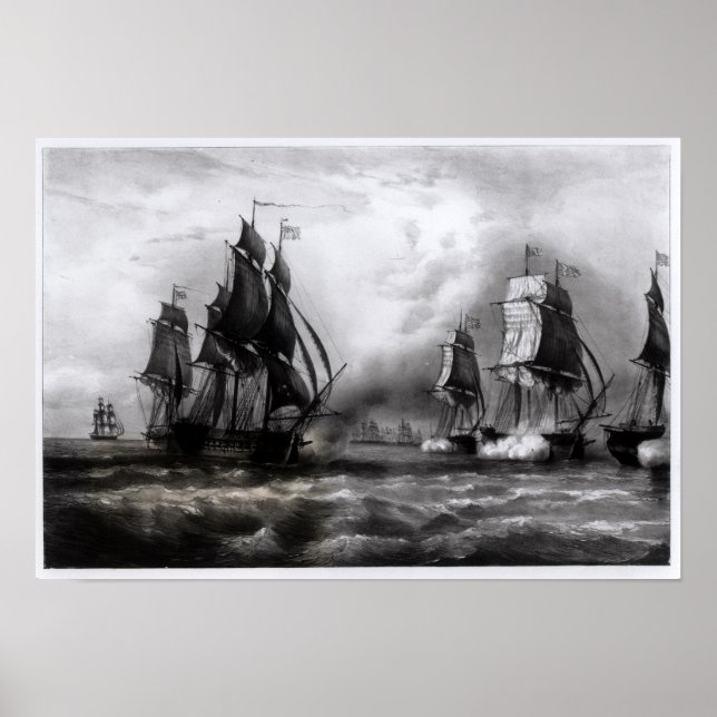 Affiches Navire de "Ranger" de John Paul Jones, 1793 (Devant)