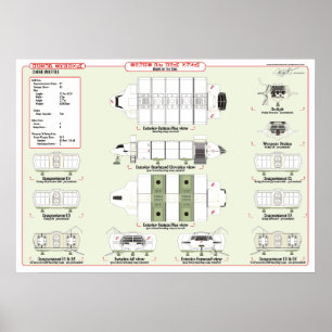 Affiches Navires de la flotte : Cargo Shuttle Ref. Graphiqu