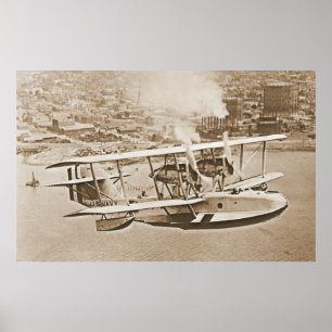 Affiches Navy Seaplane PN9 Flying Coastline