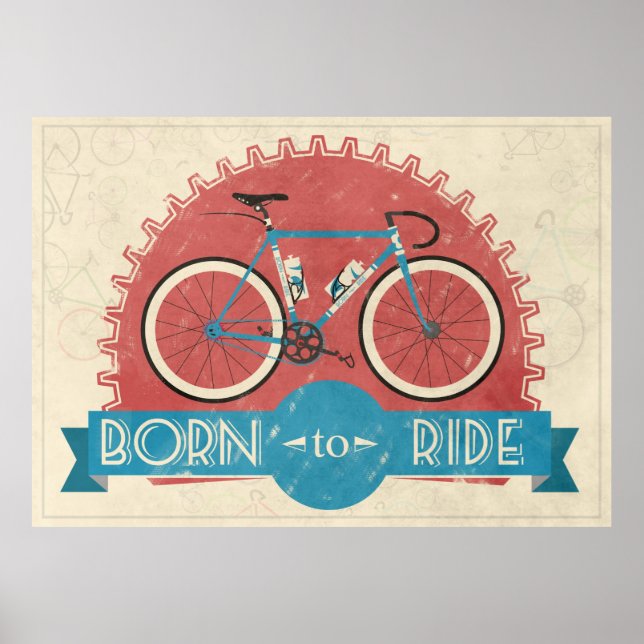 Affiches Né À Ride (Devant)