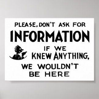 Affiches Ne demande pas...