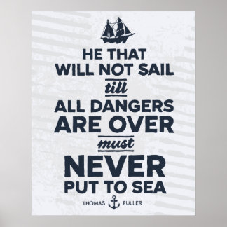 Affiches Ne jamais mettre en mer - Imprimer
