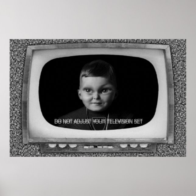 Affiches Ne Pas Ajuster Votre Téléviseur (Devant)