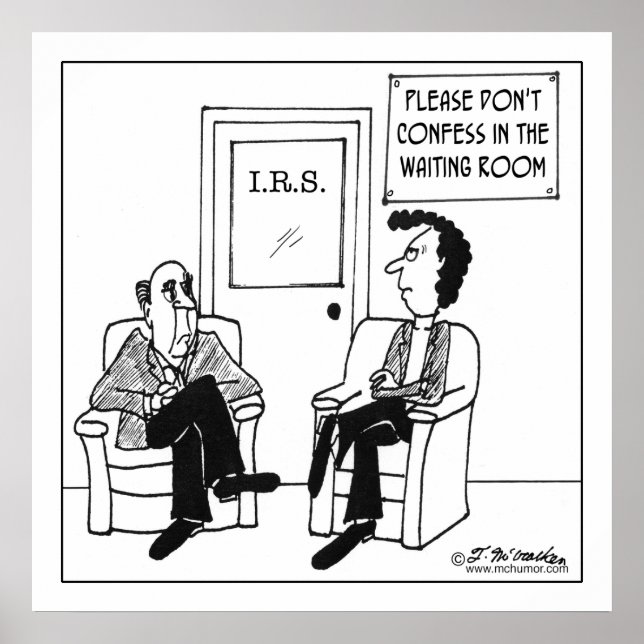 Affiches Ne pas avouer dans la salle d’attente (Devant)