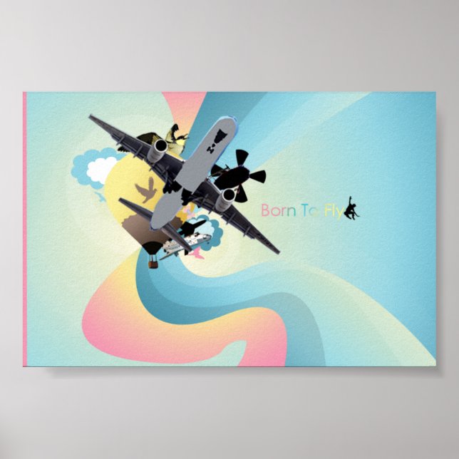 Affiches Né pour voler (Devant)