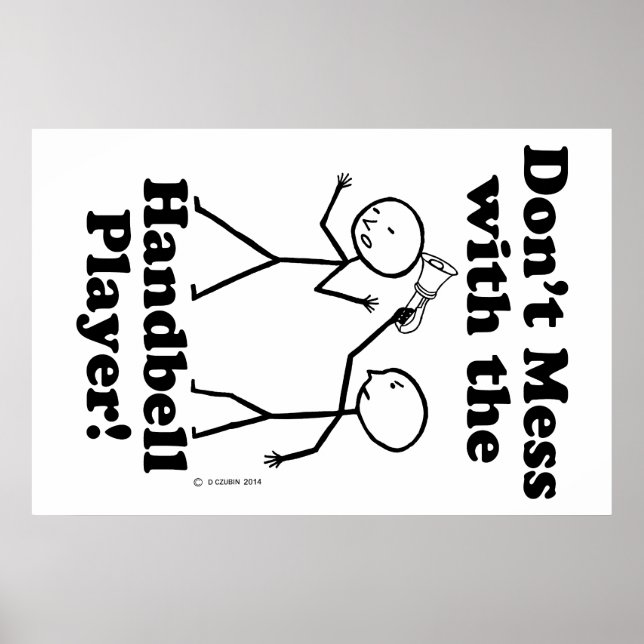 Affiches Ne vous mêlez pas du lecteur Handbell (Devant)