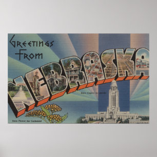 Affiches Nebraska (Capitale nationale/Fleur)