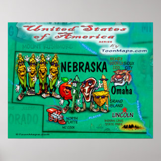Affiches Nebraska USA