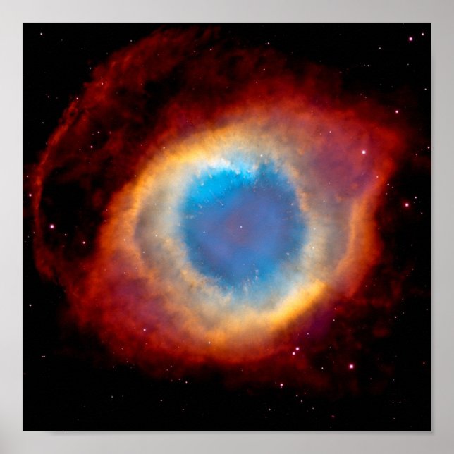 Affiches Nébuleuse planétaire Helix NGC 7293 - L'Œil de Die (Devant)