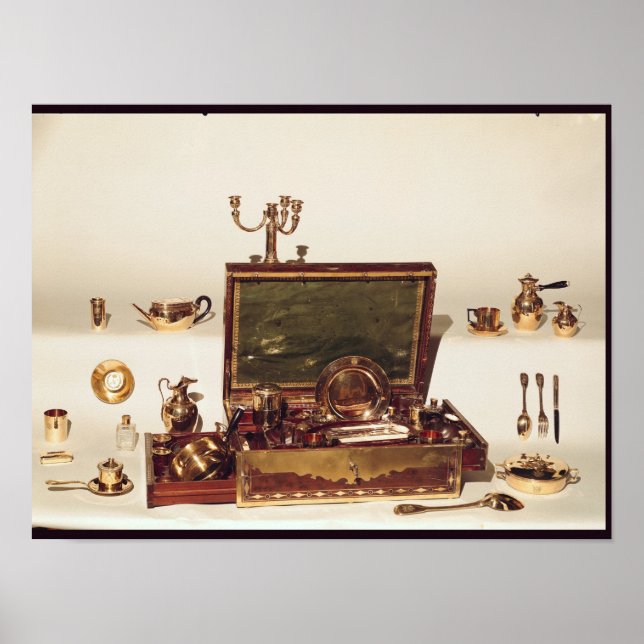 Affiches Necessaire appartenant à Napoléon Ier (Devant)