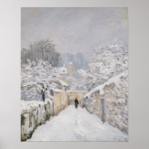 Affiches Neige chez Louveciennes, 1878