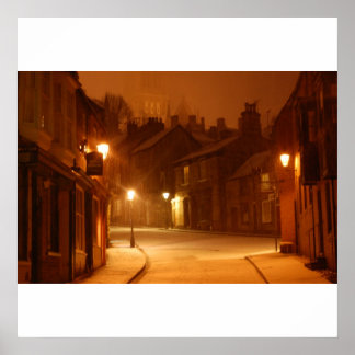 Affiches Neige dans Lincoln Print