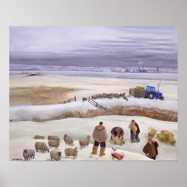 Affiches Neige hiver (Devant)