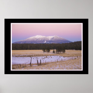 Affiches Neige limitée San Francisco Peaks Arizona Sunset