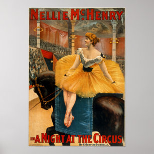 Affiches Nellie McHenry dans Une nuit au Circus Canvas