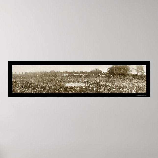 Affiches Nelson Britt Boxing Photo 1905 (Devant)