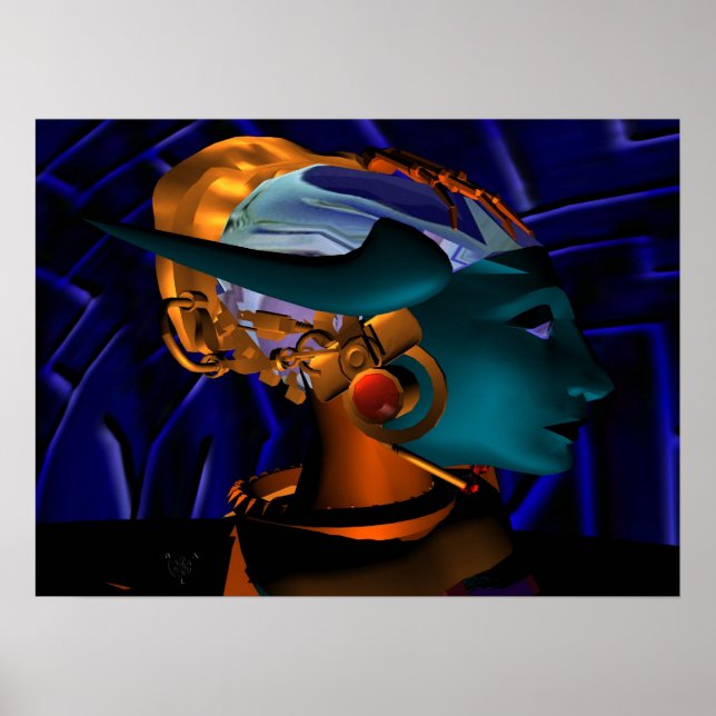 Affiches NEMES / HYPER ANDROID PORTRAIT, Science Fiction (Devant)