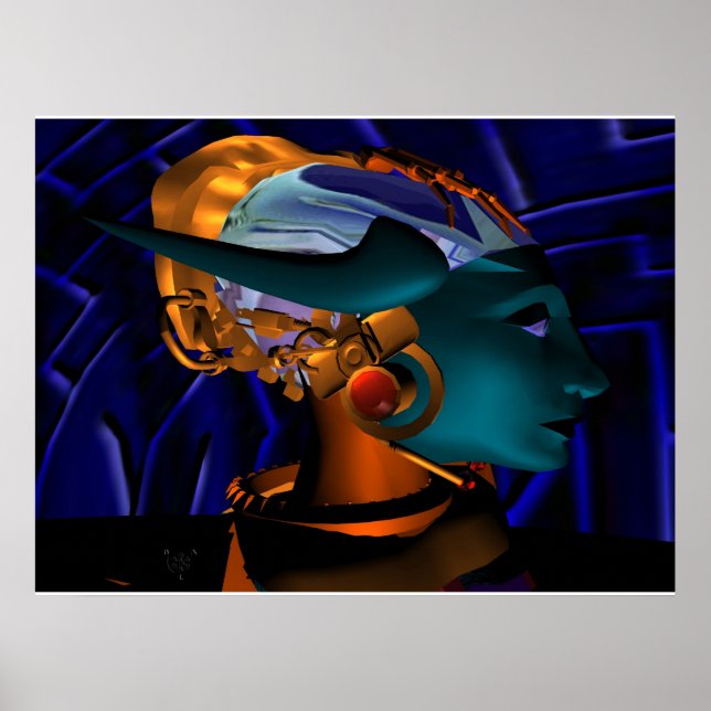 Affiches NEMES / HYPER ANDROID PORTRAIT, Science-fiction (Devant)