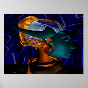Affiches NEMES / HYPER ANDROID PORTRAIT, Science-fiction