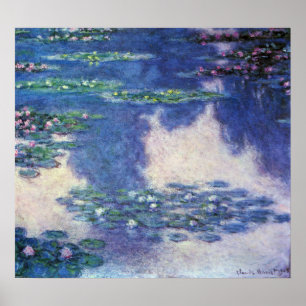 Affiches Nénuphars à Pond par Claude Monet, Art Vintage