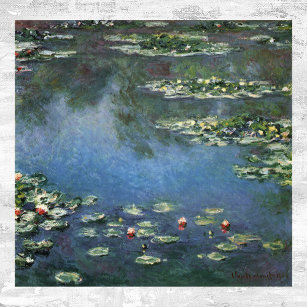 Affiches Nénuphars de Claude Monet, Fleurs Vintages