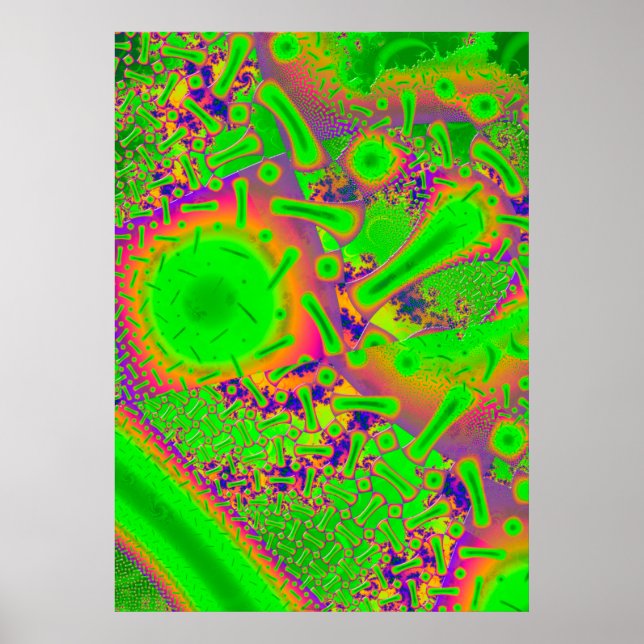 Affiches Neon Dichroic Psychedelic (Devant)