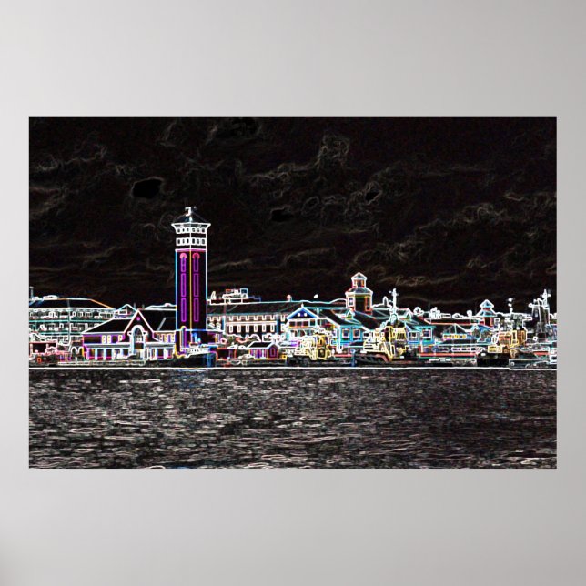 Affiches Neon Nassau (Devant)