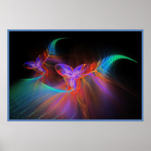 Affiches Neon Orchids