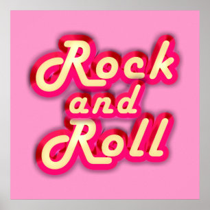 Affiches Neon Rock et Roll