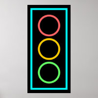 Neon Stoplight