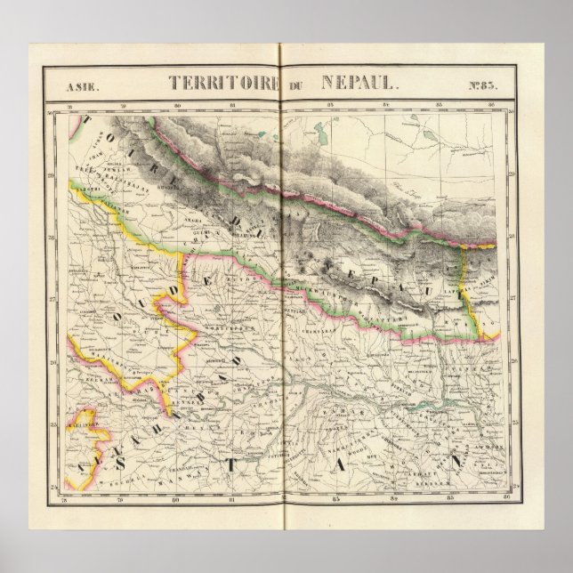 Affiches Népal, Asie 83 (Devant)