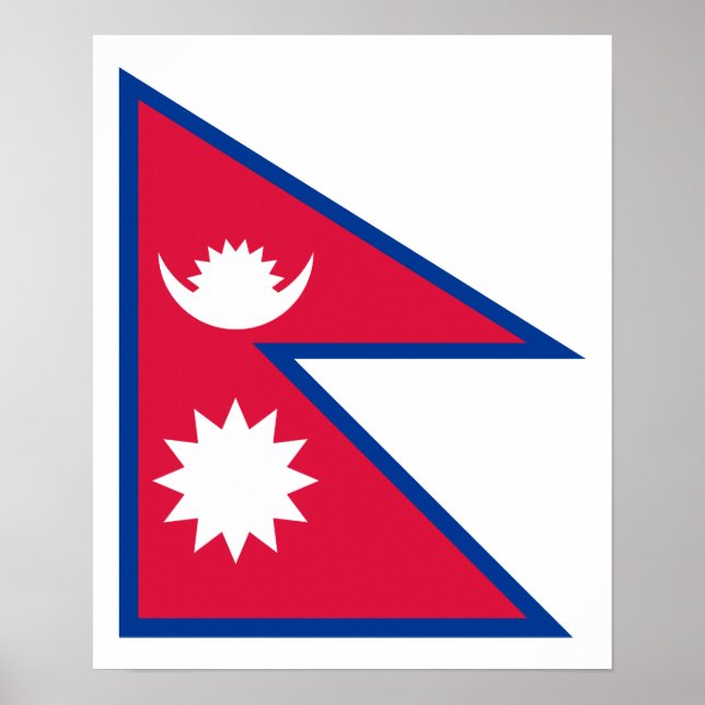 Affiches Nepal – Nepali Flag (Devant)