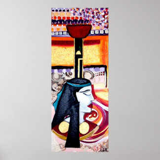 Affiches NEPTHES EGYPTIAN GODDESS ART Imprimer