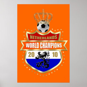 Affiches Netherlands World Champions 2010 badge