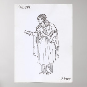 Affiches Neuf le Grec Muses : Calliope 1 de 9