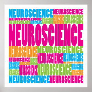 Affiches Neuroscience colorée