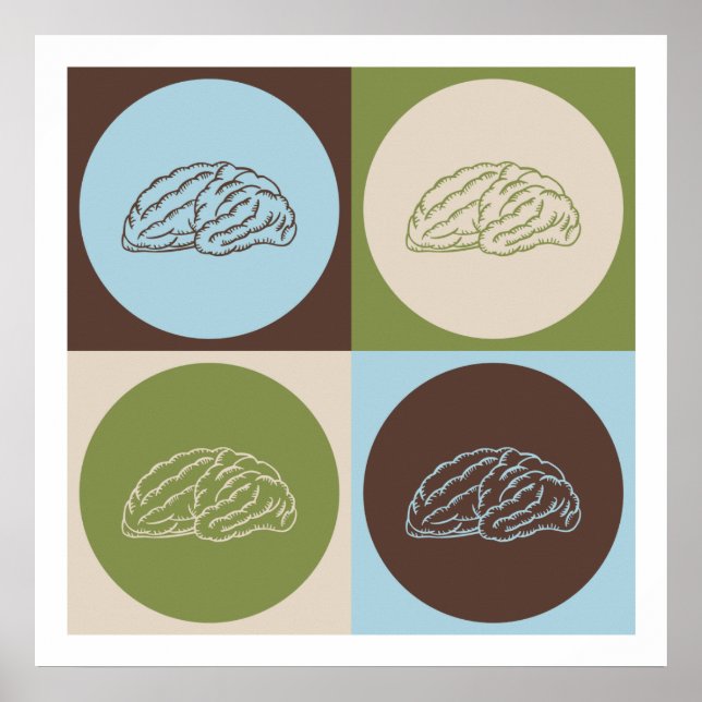 Affiches Neuroscience Pop Art (Devant)