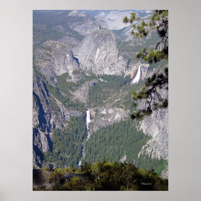 Affiches Nevada and Vernal Falls (Poster) (Devant)