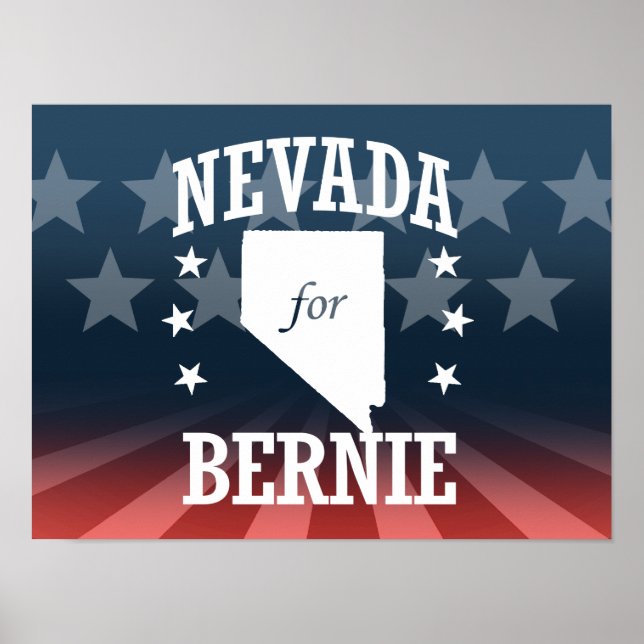 AFFICHES NEVADA POUR BERNIE SANDERS (Devant)