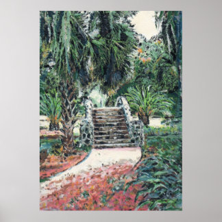 Affiches New Orleans City Park Stone Bridge