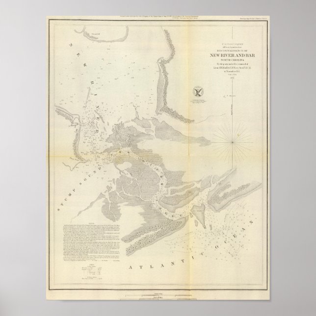 Affiches New River & Bar, NC (Devant)