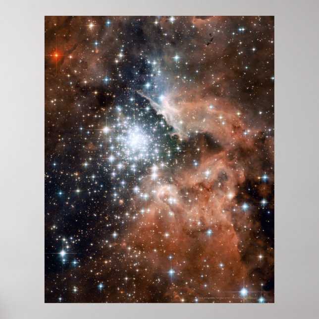 Affiches New Stars in NGC 3603 16x20 (16x20) (Devant)