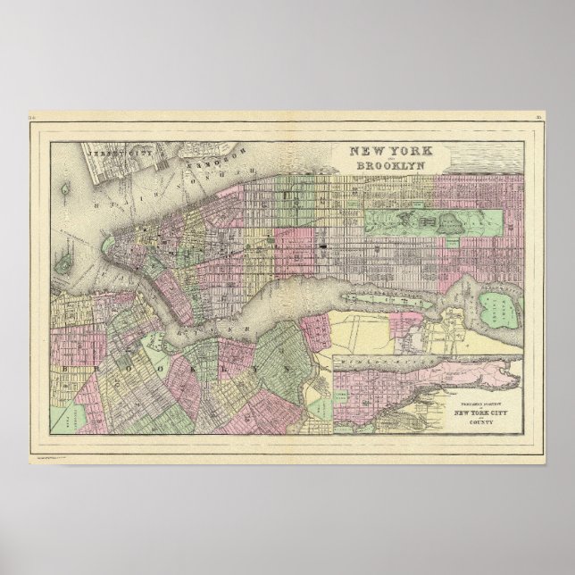 Affiches New York, Brooklyn 2 (Devant)