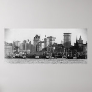 Affiches New York City depuis North River